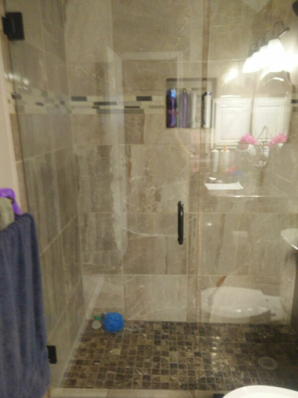 glass door for showers customized